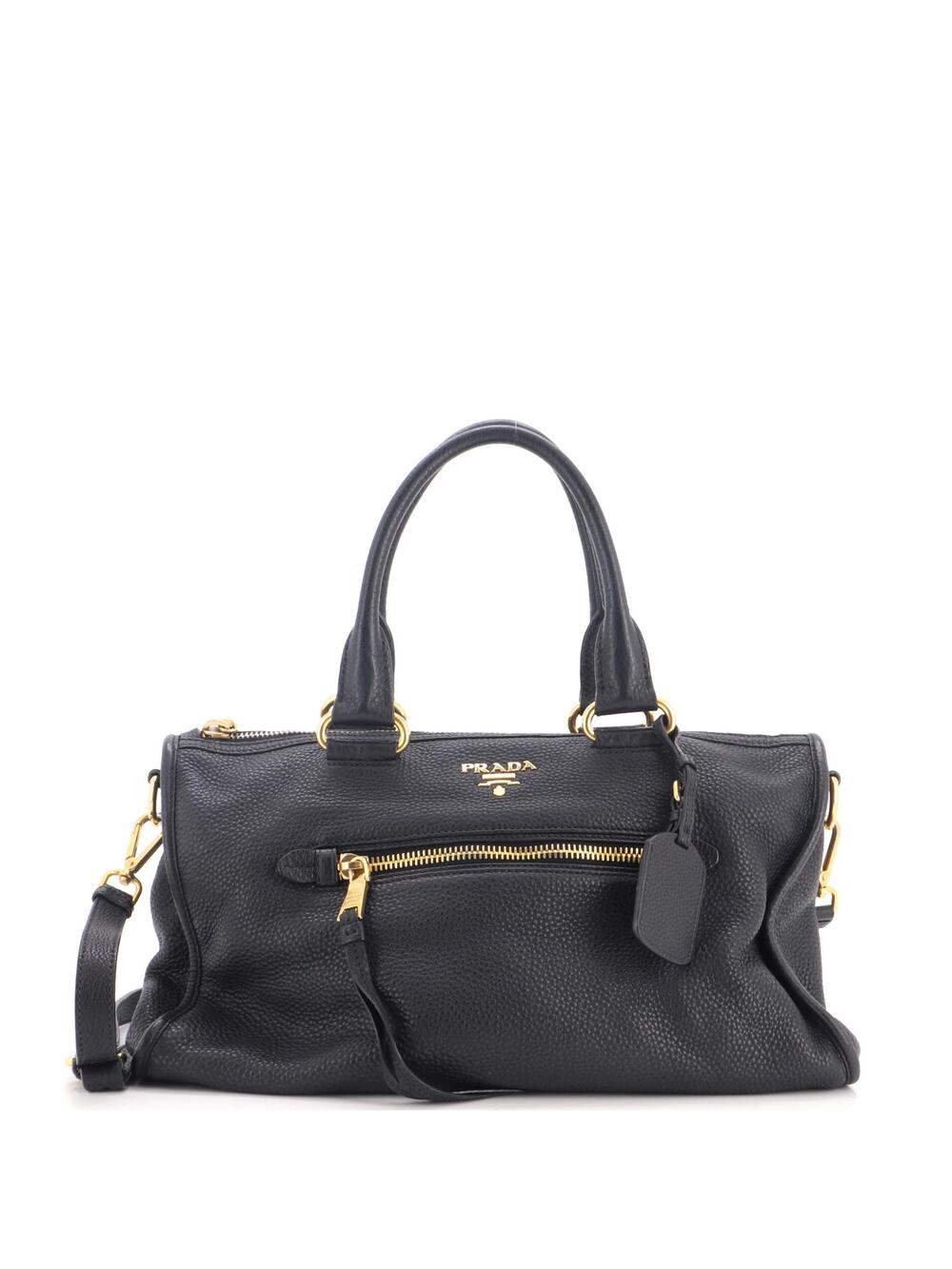 Prada Front Zip Convertible Satchel #356712P11B